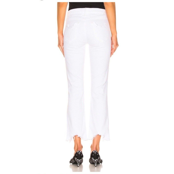 Mother Superior Size 26 White Distressed The Dutchie Ankle Jaws EUC - Picture 6 of 16